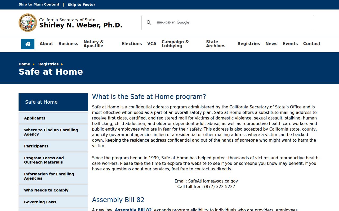Fairfield neighbors Safe at Home confidentiality program